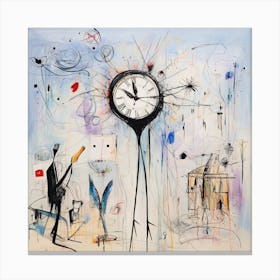 Clock Canvas Print