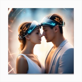 Futuristic Love 3 Canvas Print