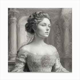 The Elegance of Eras Past Canvas Print