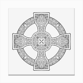 Cross Mandala 08 Canvas Print