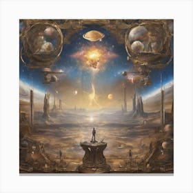 Spaceship 40 Canvas Print