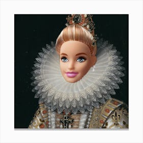 Queen Barbie Canvas Print