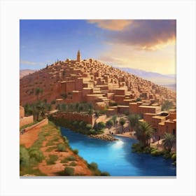 City Of Morocco Canvas Print