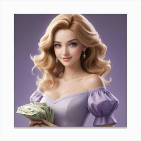 Cinderella 60 Canvas Print