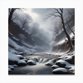 Snowy River 2 Canvas Print