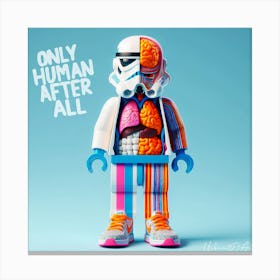 stormtrooper Only Human After All Canvas Print