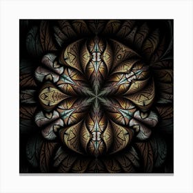 Fractal Flower Fantasy Floral 2 Canvas Print