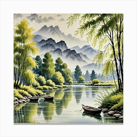 Chinese Art 92 Canvas Print