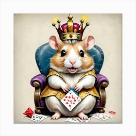 King Of Hamsters Canvas Print