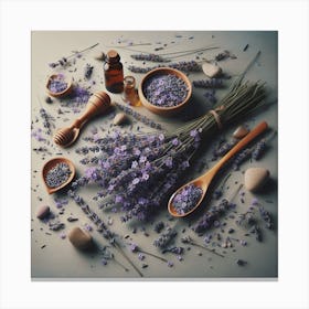 Lavender flowers 3 Canvas Print