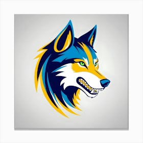 Wolf Head 18 Canvas Print