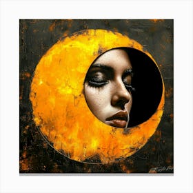 Lunar Dreams - Eclipse Moon Canvas Print