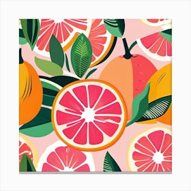 Oranges And Grapefruits 2 Canvas Print