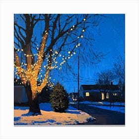 Christmas Lights Canvas Print