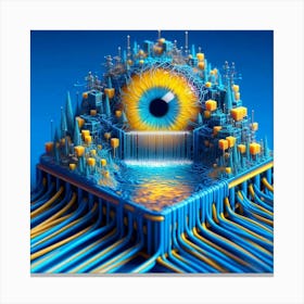 DMT ai art 020 Canvas Print