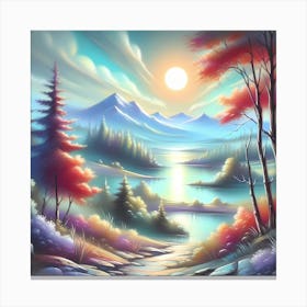 Landscape Painting 176 Canvas Print