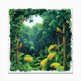 Tropical Rain Forest Canvas Print