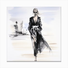 Fashion Illustration Canvas Print