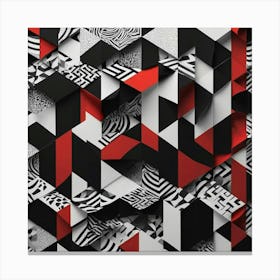 Abstract Geometric Pattern 15 Canvas Print