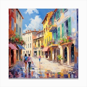 Oleo Viejo San Juan 3 Canvas Print