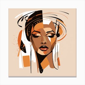 Afro-American Woman 2 Canvas Print