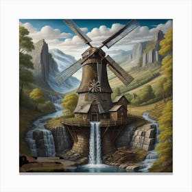 Windmill Canvas Print