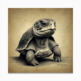 Cute Turtle Canvas Print