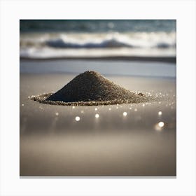 Sand On The Beach 1 Canvas Print