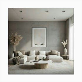 Modern Living Room 127 Canvas Print