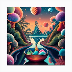 A Fantasy Surreal Image 3 Canvas Print