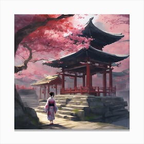 Japanese Architecture Canvas Print