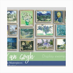 Van Gogh Display Example 1 Canvas Print