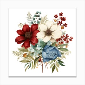 Poinsettia Perfection Canvas Print