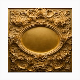 Ornate Gold Ceiling Canvas Print