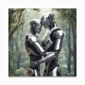 A Highly Advanced Android With Synthetic Skin And Emotions, Indistinguishable From Humans 11 Canvas Print