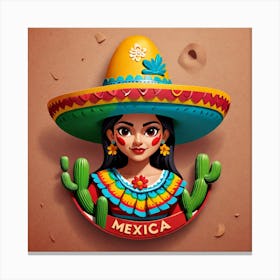 Mexican Logo Design Targeted To Tourism Business 2023 11 08t195119 Canvas Print