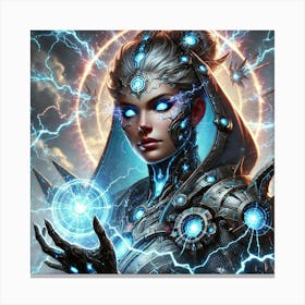 Archon Zephyra Portrait Canvas Print