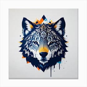 Wolf Head 2 Canvas Print