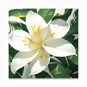 White Lily Canvas Print