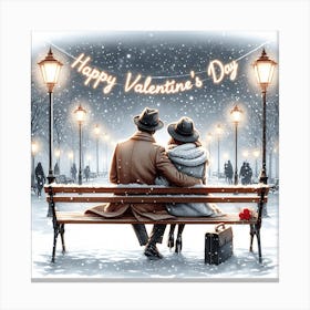 Happy Valentine'S Day 2 Canvas Print