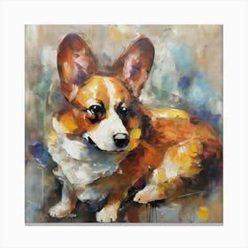 Corgi dog Canvas Print