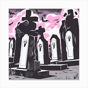 Graveyard 14 Canvas Print