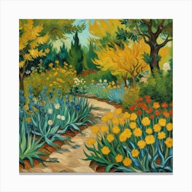 In The Garden van Gogh wall art Art Print Canvas Print