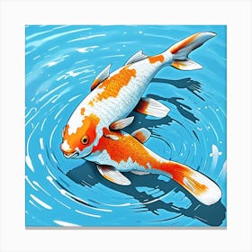 Koi Fish 19 Canvas Print