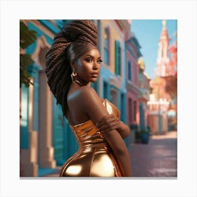 Golden Girl Canvas Print