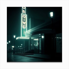 City At Night 3 Canvas Print