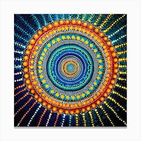 Adobe Mandala Canvas Print