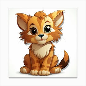 Cute Kitten 13 Canvas Print