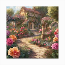 Rose Garden 3 Canvas Print