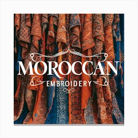 Moroccan Embroidery 1 Canvas Print